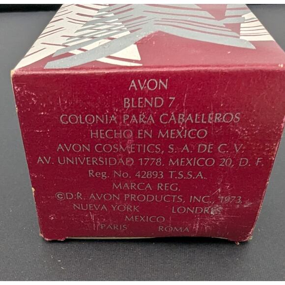 Lot Avon Love Song Skin So Soft Frosted Glass Bird Bottle/ Blend 7 Men's Cologne - Picture 5 of 8